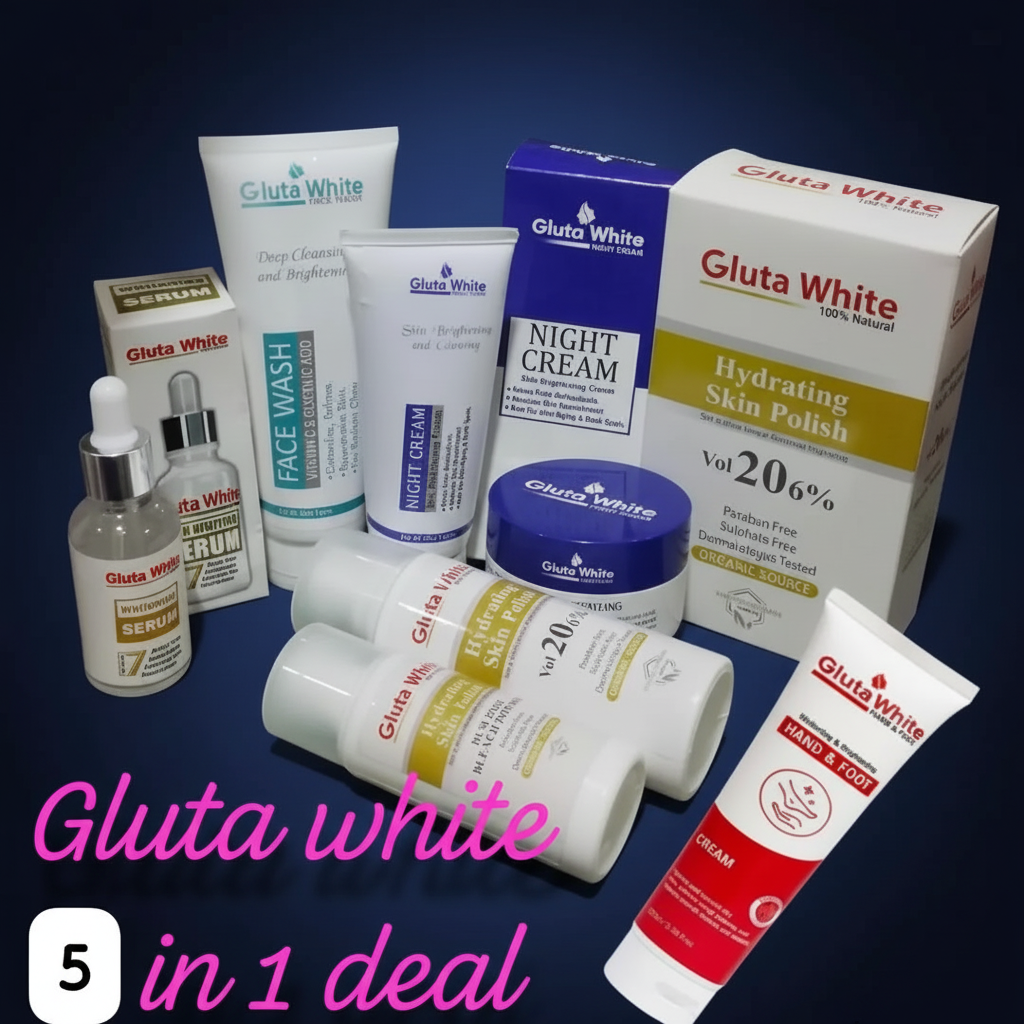 New Gluta White Treatment Face Whitening Kit